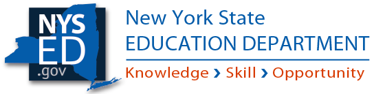 NYSED.gov logo - New York State Education Department: Knowledge, Skill, Opportunity